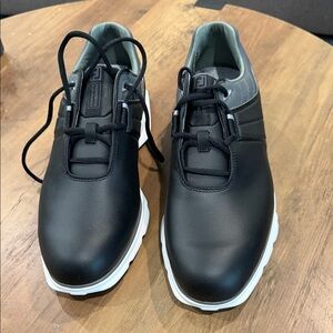 FootJoy Black and Gray Athletic Golf Shoes